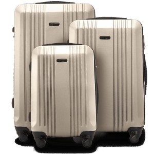 Komplet 3 walizek Wings KESTREL Champagne