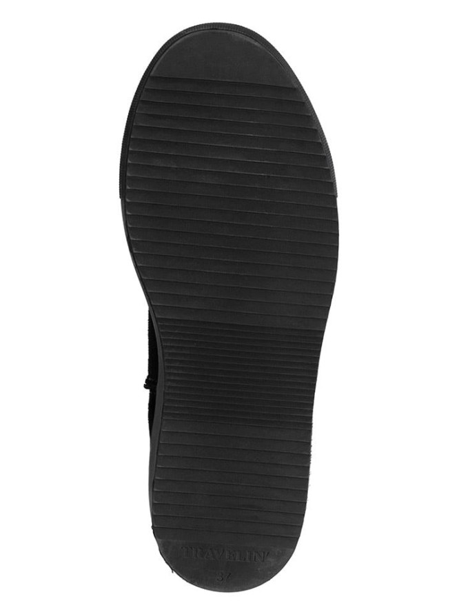 TRAVELIN' Skórzane botki "Vail" w kolorze czarnym rozmiar: 40