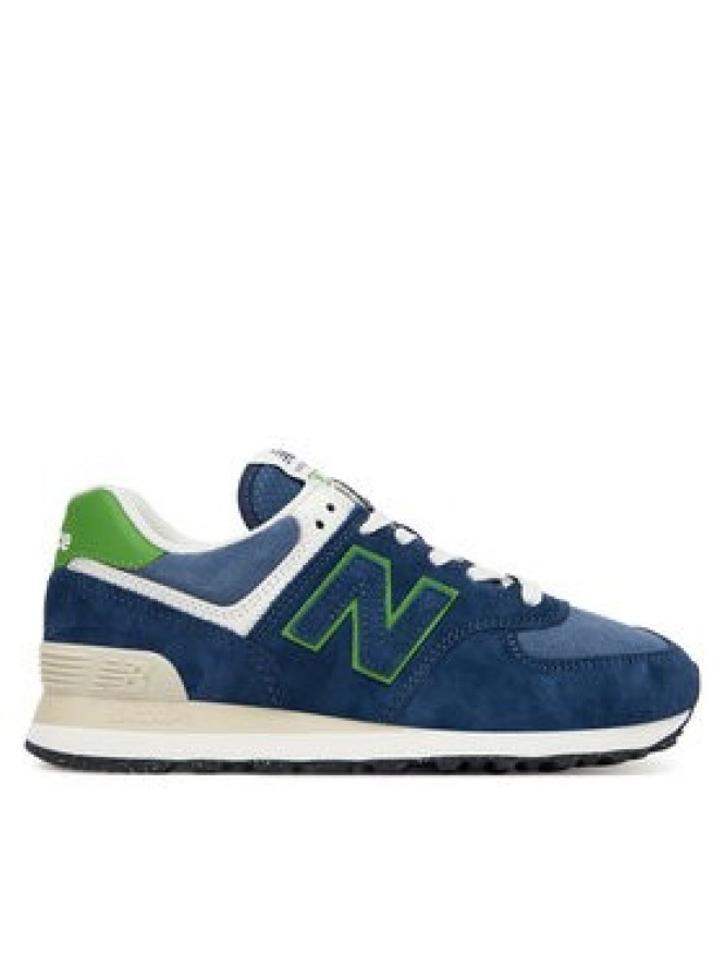 New Balance Sneakersy U574QBL W Niebieski