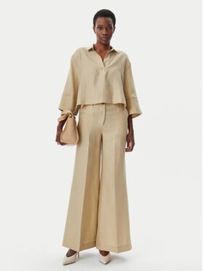 KAOS Spodnie materiałowe RP1MR062 1098 Beżowy Regular Fit