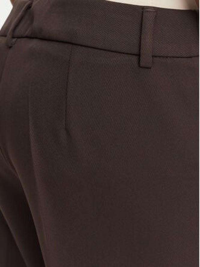 Marella Spodnie materiałowe Ghinea 2625136081 Brązowy ciemny Straight Fit