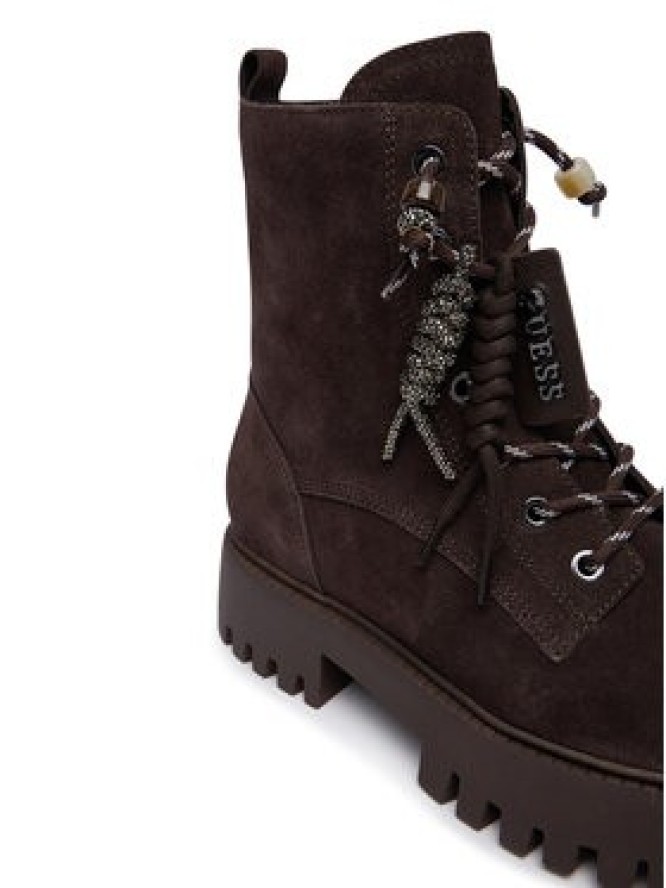 Guess Trapery FLFFIZ SUE10 Beżowy ciemny