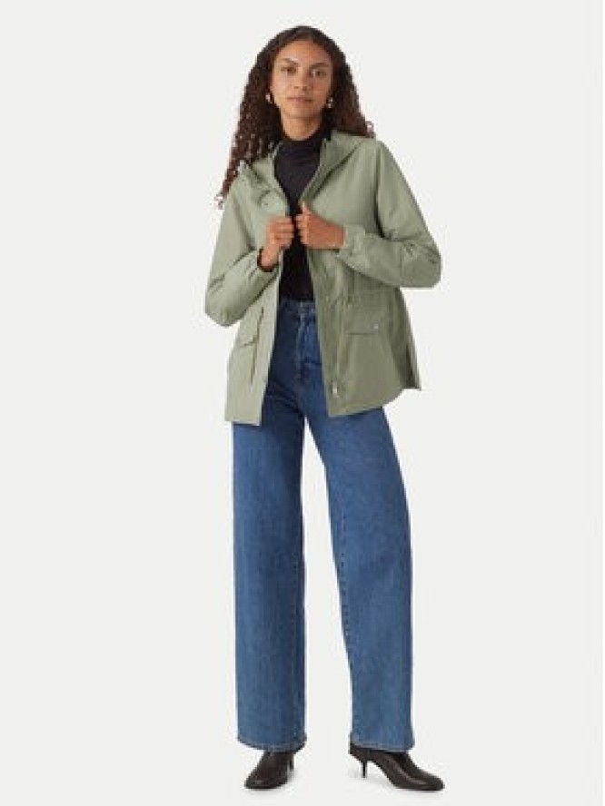 Vero Moda Parka Paisley 10301577 Beżowy Regular Fit