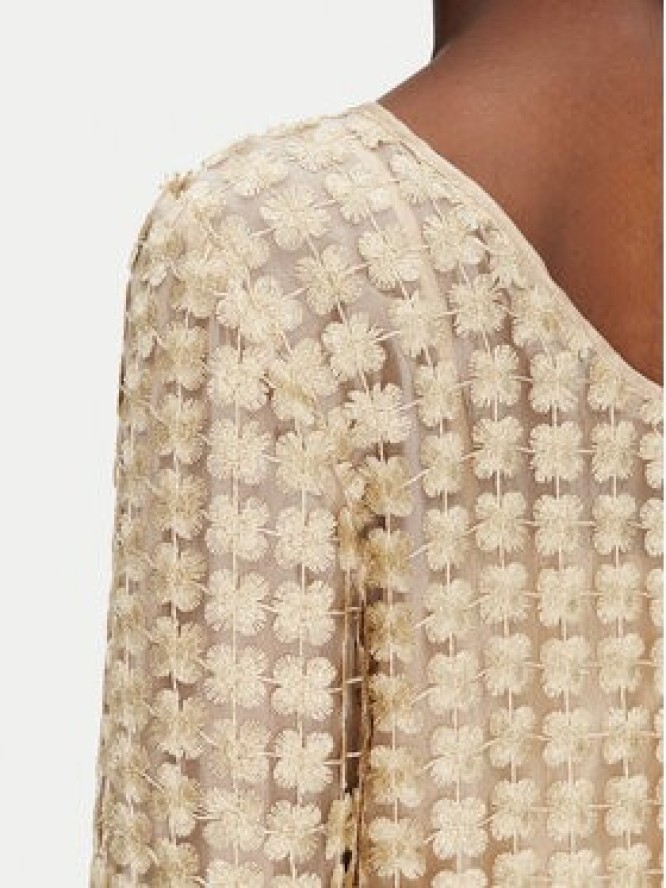 Bruuns Bazaar Sukienka koktajlowa Yva BBW4530 Złoty Regular Fit