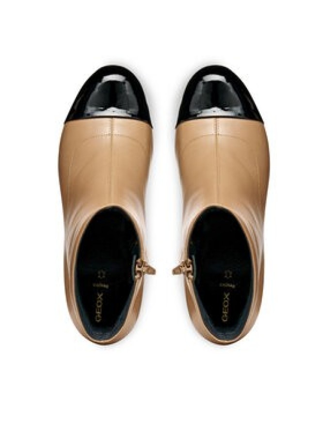 Geox Botki D Virnilisa 65 D56YYA 0TUHH C0015 Beżowy