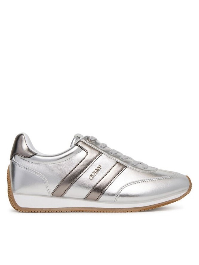 Guess Sneakersy FLTSAP LEM12 Srebrny