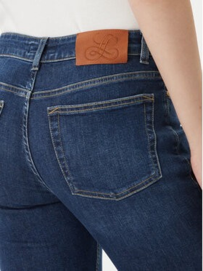 Luisa Spagnoli Jeansy Alicudi 542850 Granatowy Skinny Fit