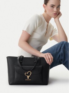LOVE MOSCHINO Torebka JC4136PP1OLQ0000 Czarny