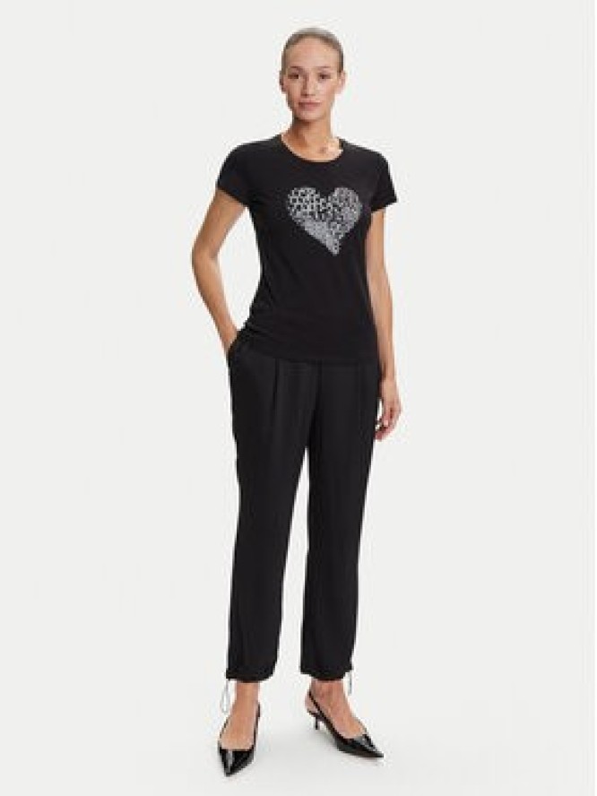 Liu Jo T-Shirt UF5264 JS923 Czarny Regular Fit