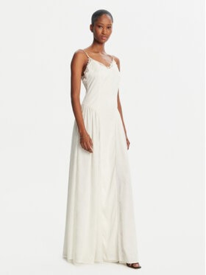 ROTATE Sukienka wieczorowa 113949857 Écru Regular Fit