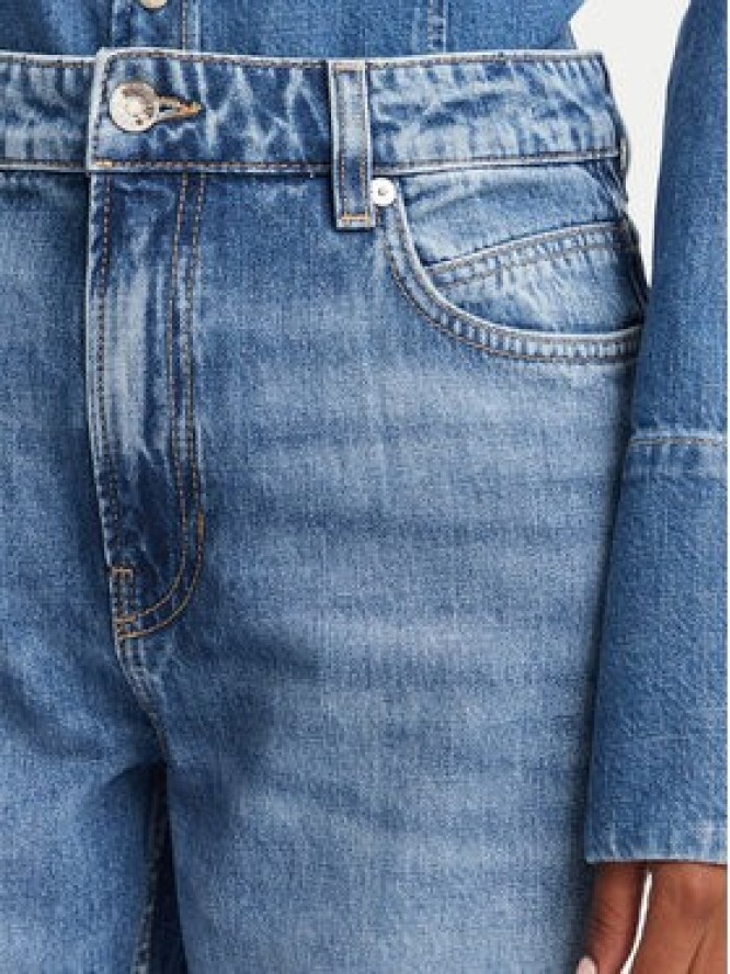BOSS Jeansy Ada 50564443 Granatowy Boyfriend Fit