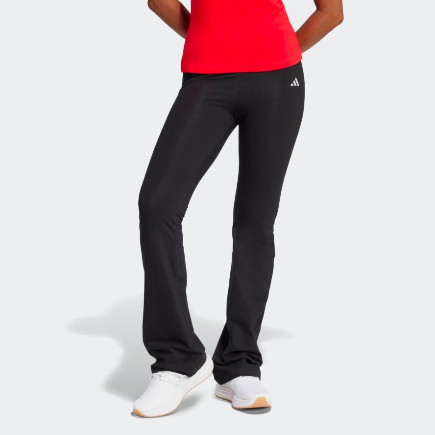 Legginsy fitness damskie ADIDAS flare