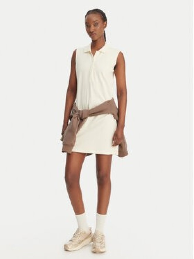 Kappa Sukienka codzienna Ivanka 332D7MW Écru Regular Fit