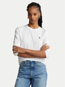 Polo Ralph Lauren Bluzka 211898699001 Biały Regular Fit