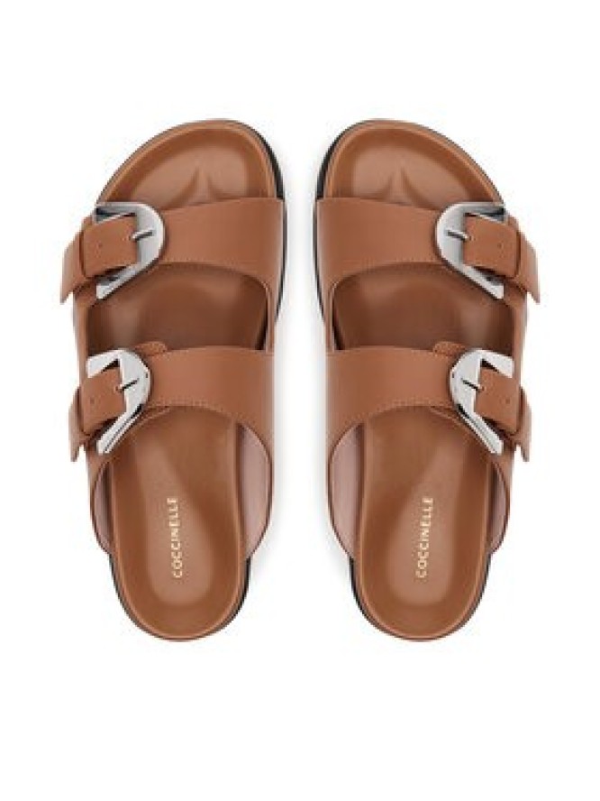 Coccinelle Klapki E4 SOF 17 02 01 Brązowy