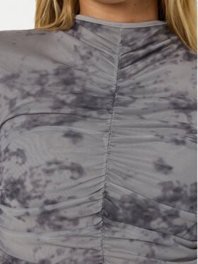 Noisy May Bluzka Iggy 27031592 Szary Slim Fit