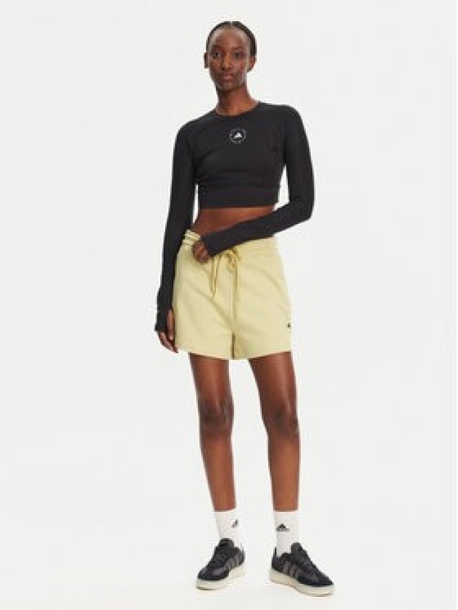 adidas by Stella McCartney Koszulka techniczna TrueStrength IW3859 Czarny Slim Fit