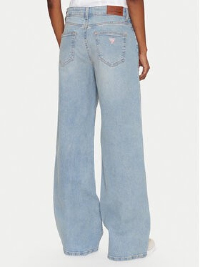 Guess Jeans Jeansy W4BA0Y D5CCA Niebieski Wide Leg