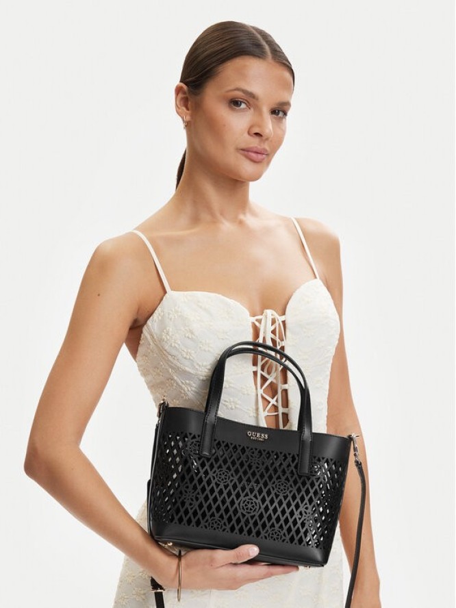 Guess Torebka Letty Mini HWPG99 11750 Czarny