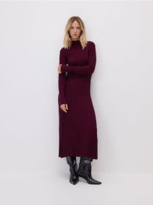 Sukienka maxi - ciemnofioletowy