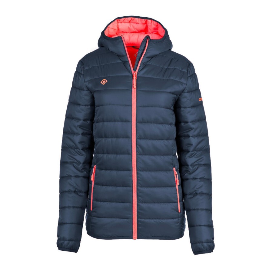 Kobieta turystyka kurtka puchowa izas Sindu