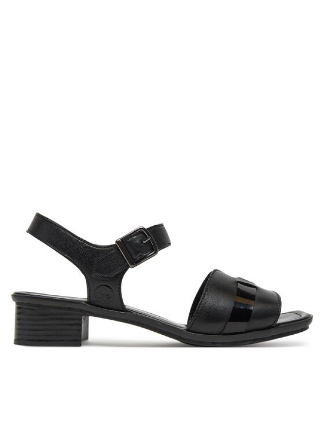 Rieker Sandały 62685-00 Czarny