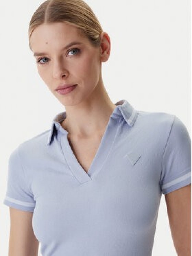 Guess Sukienka codzienna V6RK02 Z4692 Niebieski Regular Fit