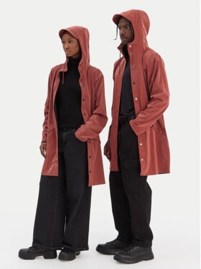 Rains Kurtka przeciwdeszczowa Unisex 12020 Pomarańczowy Regular Fit