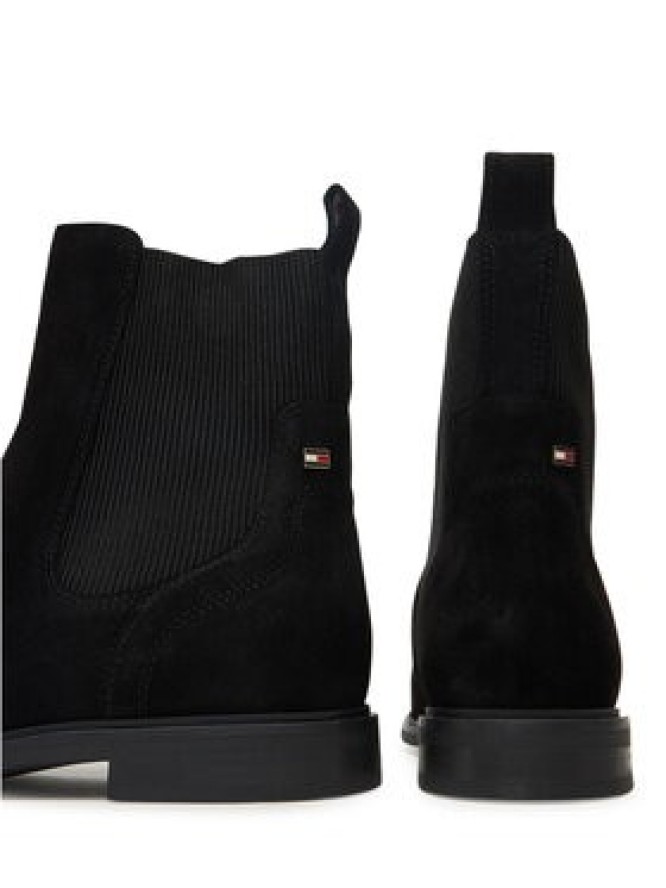 Tommy Hilfiger Sztyblety Flag Boot FW0FW08780 Czarny