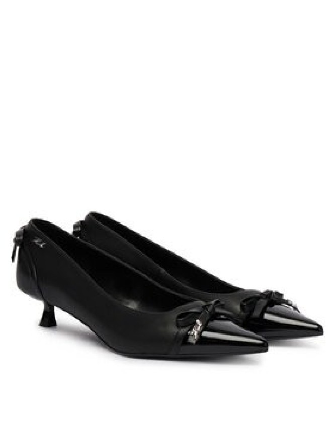 KARL LAGERFELD Czółenka Pasha KL30119A Czarny