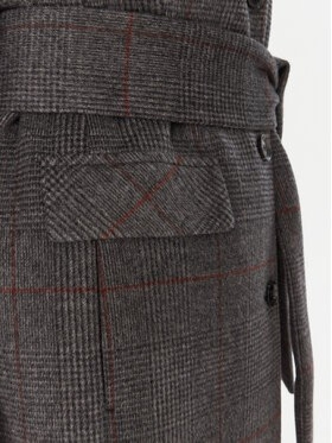 Marella Płaszcz wełniany Giostro 2523016162 Szary Regular Fit