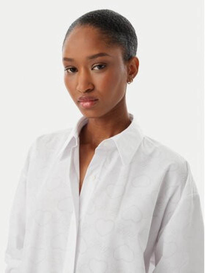 HUGO Koszula Elisana 50559860 Biały Regular Fit