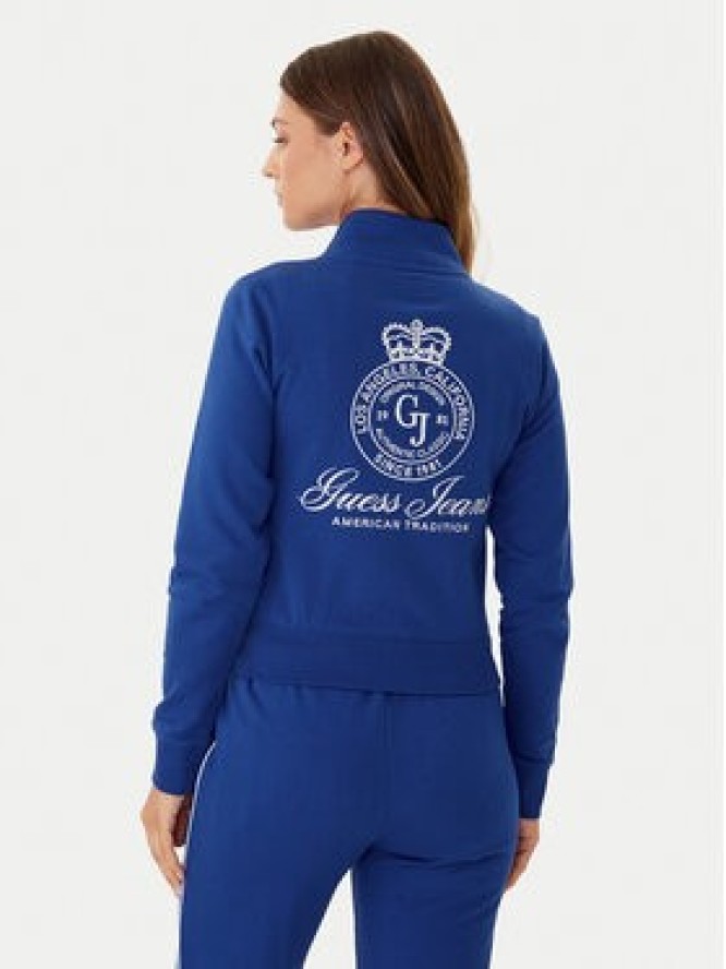 Guess Jeans Bluza W5YQ17 K68I4 Niebieski Regular Fit