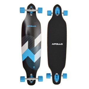 Longboard 38" Deskorolka Bambusowa dla Nastolatków i Dorosłych ABEC-9 Flex 2
