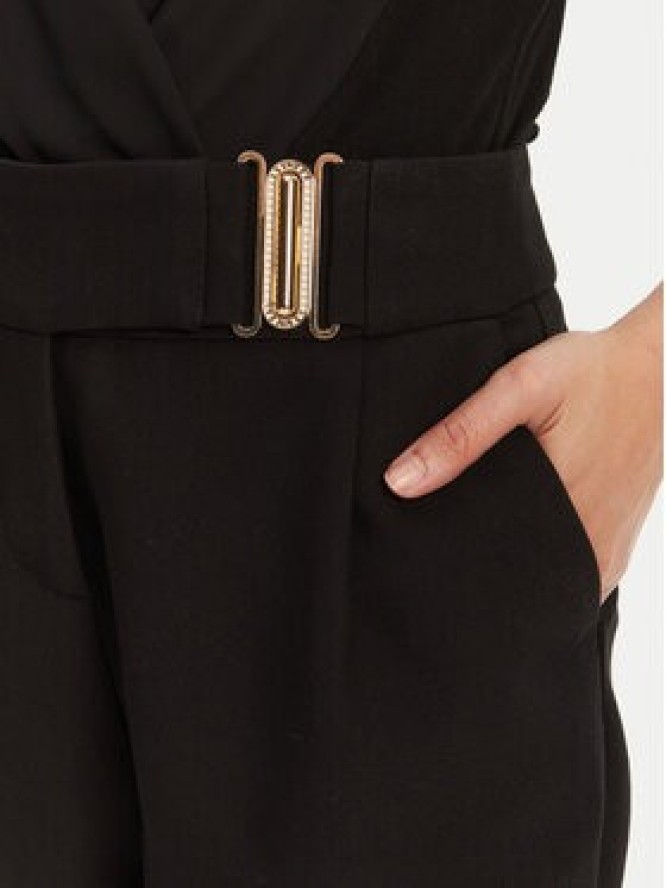 Morgan Szorty materiałowe 251-SHOU.F Czarny Wide Leg