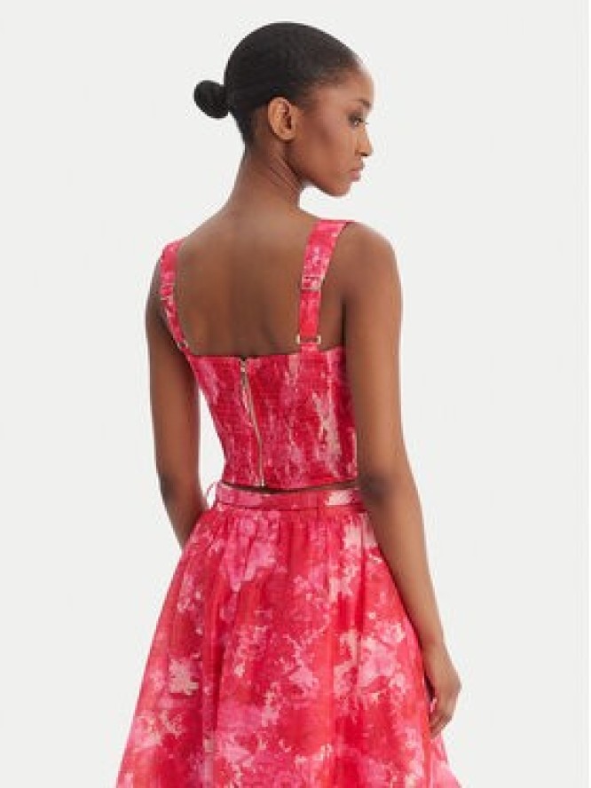 Fracomina Top FR25ST2024W775U6 Różowy Slim Fit