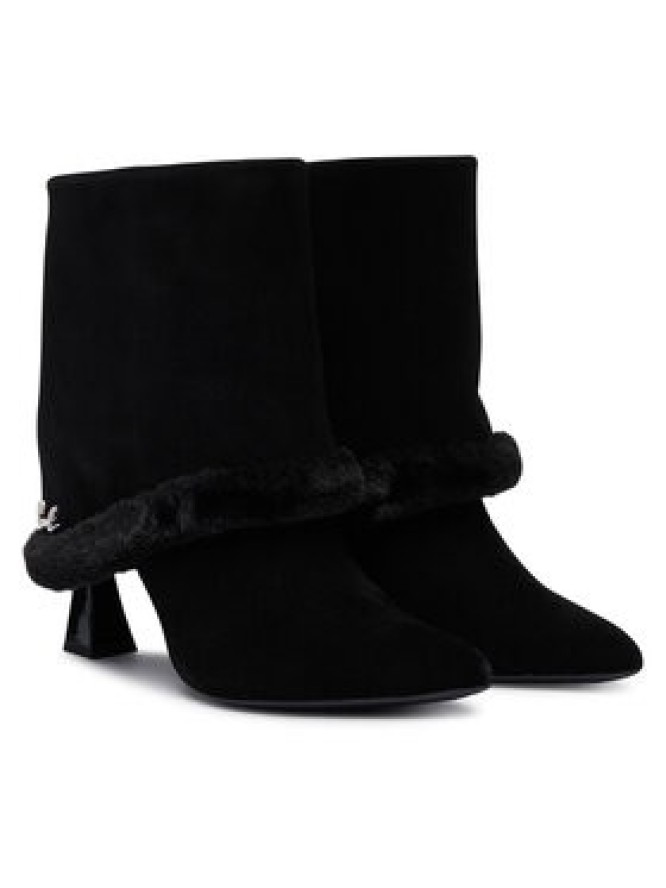 KARL LAGERFELD Botki Debutante KL32052 Czarny