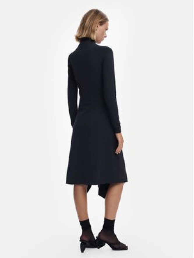 Desigual Sukienka codzienna Mila 25WWVK40 Czarny Slim Fit