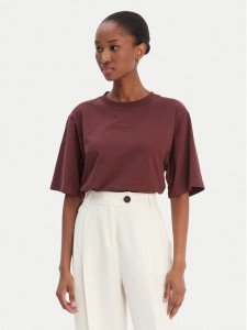 BOSS T-Shirt Enismall 50523256 Brązowy Oversize