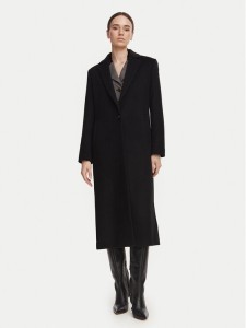 Marella Płaszcz wełniany Pavido 2623016031 Czarny Loose Fit