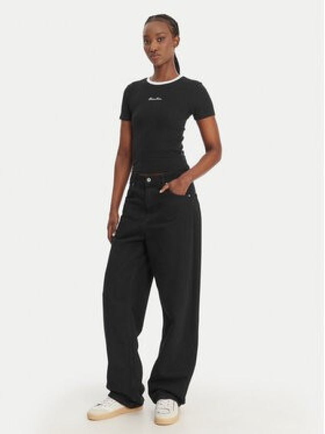 Guess Jeans T-Shirt W6GPA9 KF641 Czarny Slim Fit