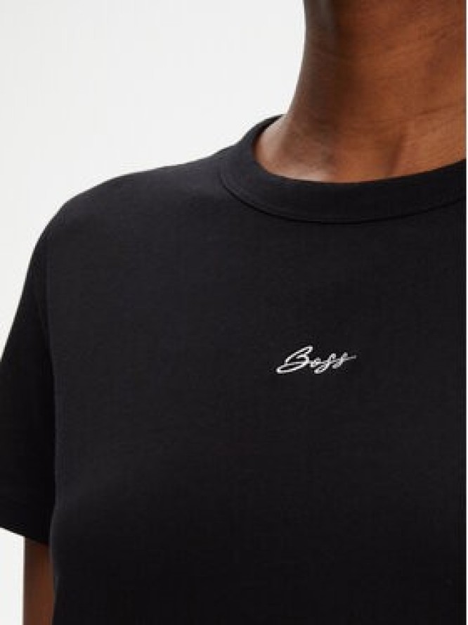 BOSS T-Shirt C_Elogo_5 50547547 Czarny Slim Fit