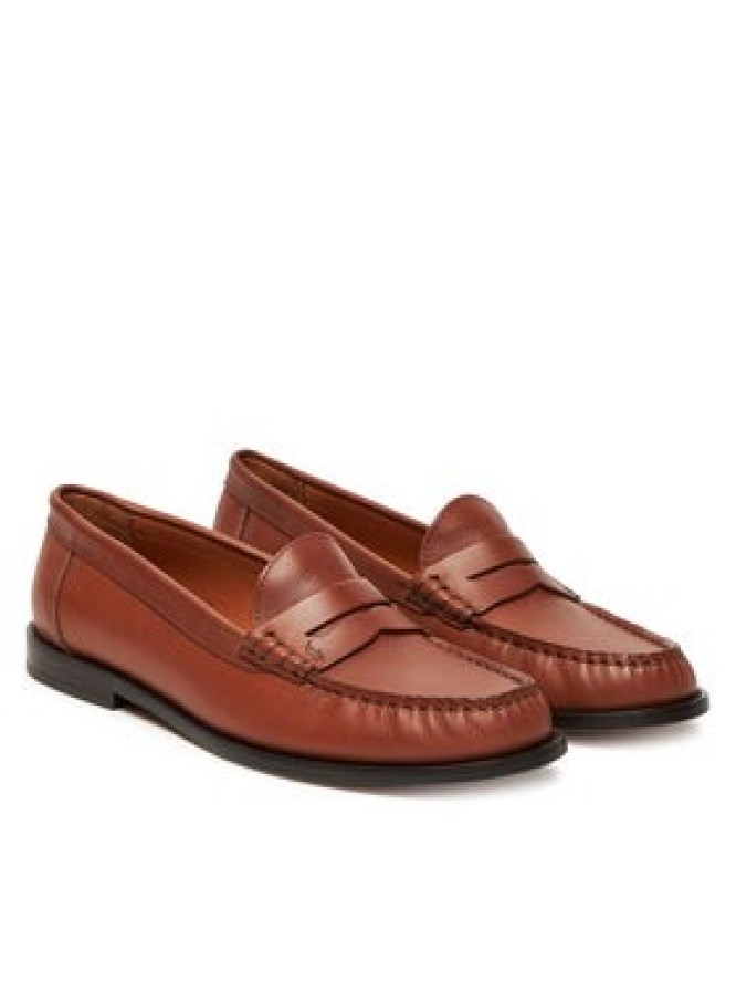 Polo Ralph Lauren Mokasyny Calfskin Penny Loafer 818961942001 Brązowy