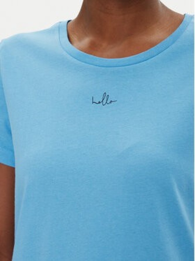 Fransa T-Shirt 20615288 Niebieski Regular Fit