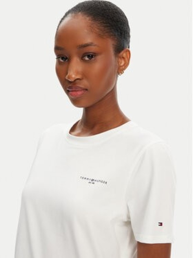 Tommy Hilfiger T-Shirt 1985 WW0WW37877 Biały Regular Fit