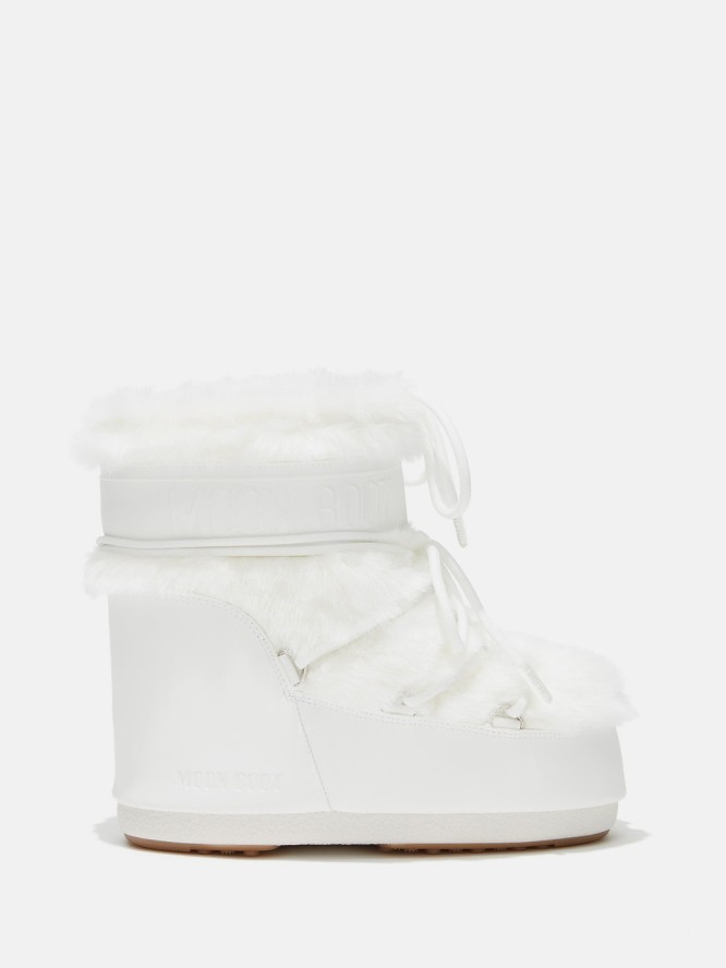 Moon Boot ICON LOW FAUX-FUR BOOTS Śniegowce damskie