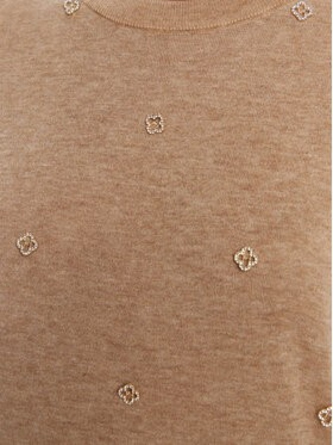 Lola Casademunt by Maite Sweter MF2511012 Beżowy Regular Fit