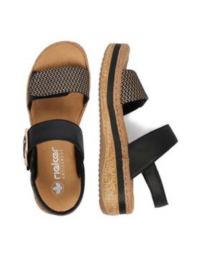 Rieker Sandały CEO-V0951-00 Czarny