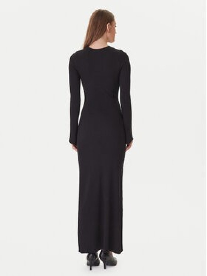 Bardot Sukienka dzianinowa 59801DB Czarny Slim Fit