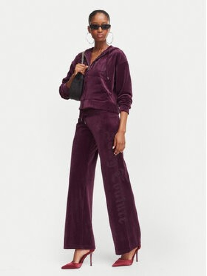 Juicy Couture Spodnie dresowe Old Gothic JCWBJ226334 Fioletowy Regular Fit
